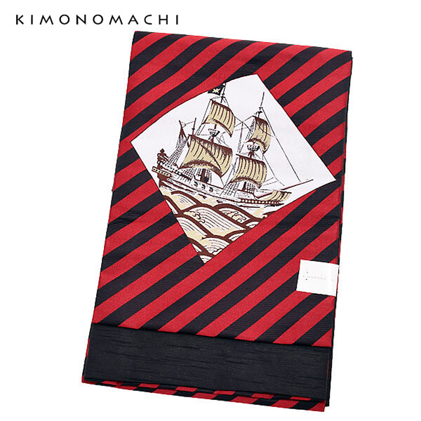 8船（お太鼓柄）：KIMONOMACHI オリジナル 京袋帯単品