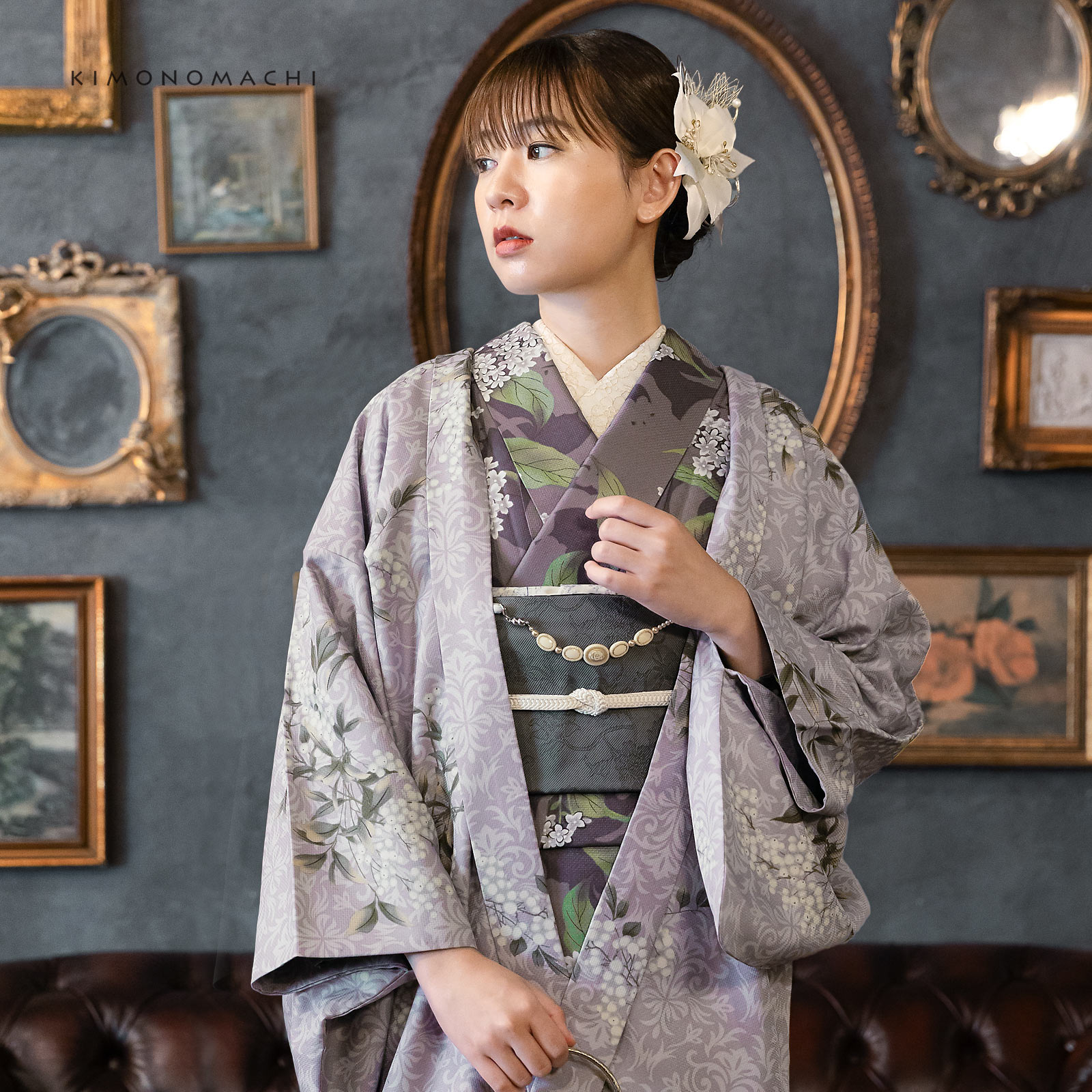 06アラベスクに南天 藤色