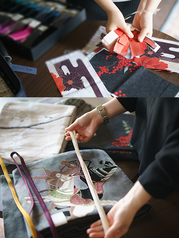 オリジナル着物「きもの福袋」制作過程