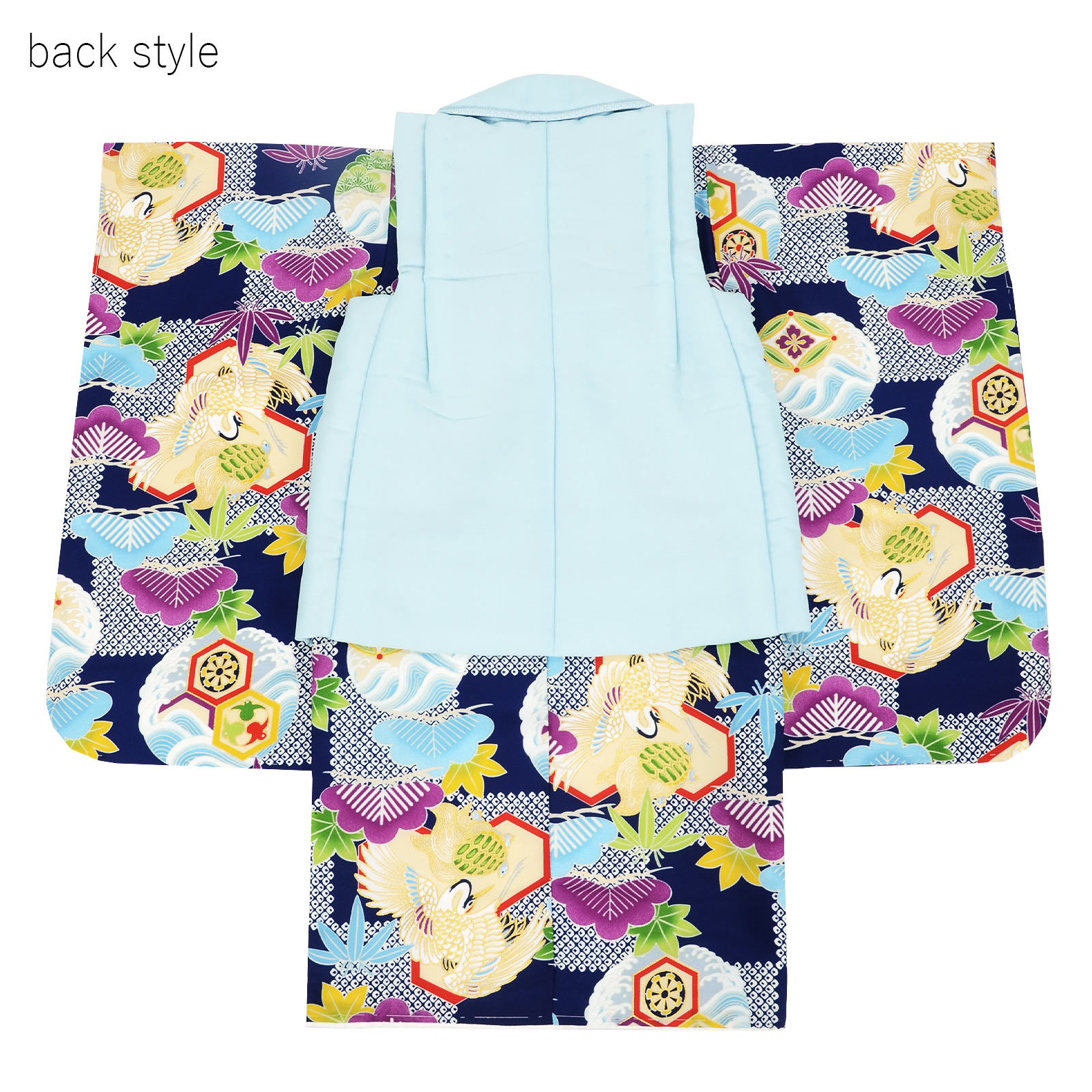 小町kids C：市松に鶴亀