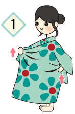 浴衣の着付け方