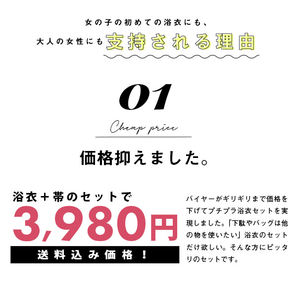 価格を抑えました3980円