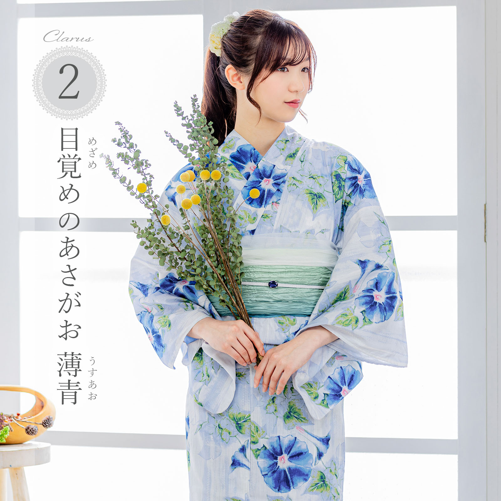 2目覚めのあさがお 薄青