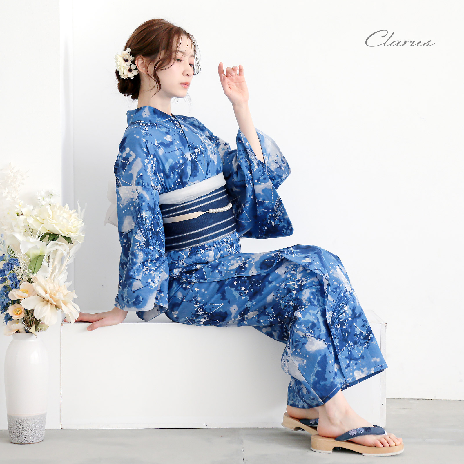 5夜涼みの星空 紺青