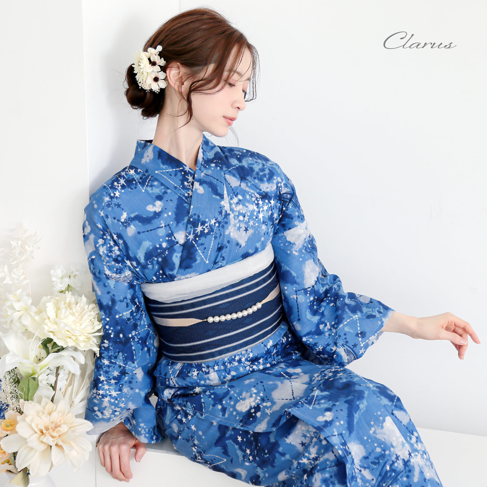 5夜涼みの星空 紺青