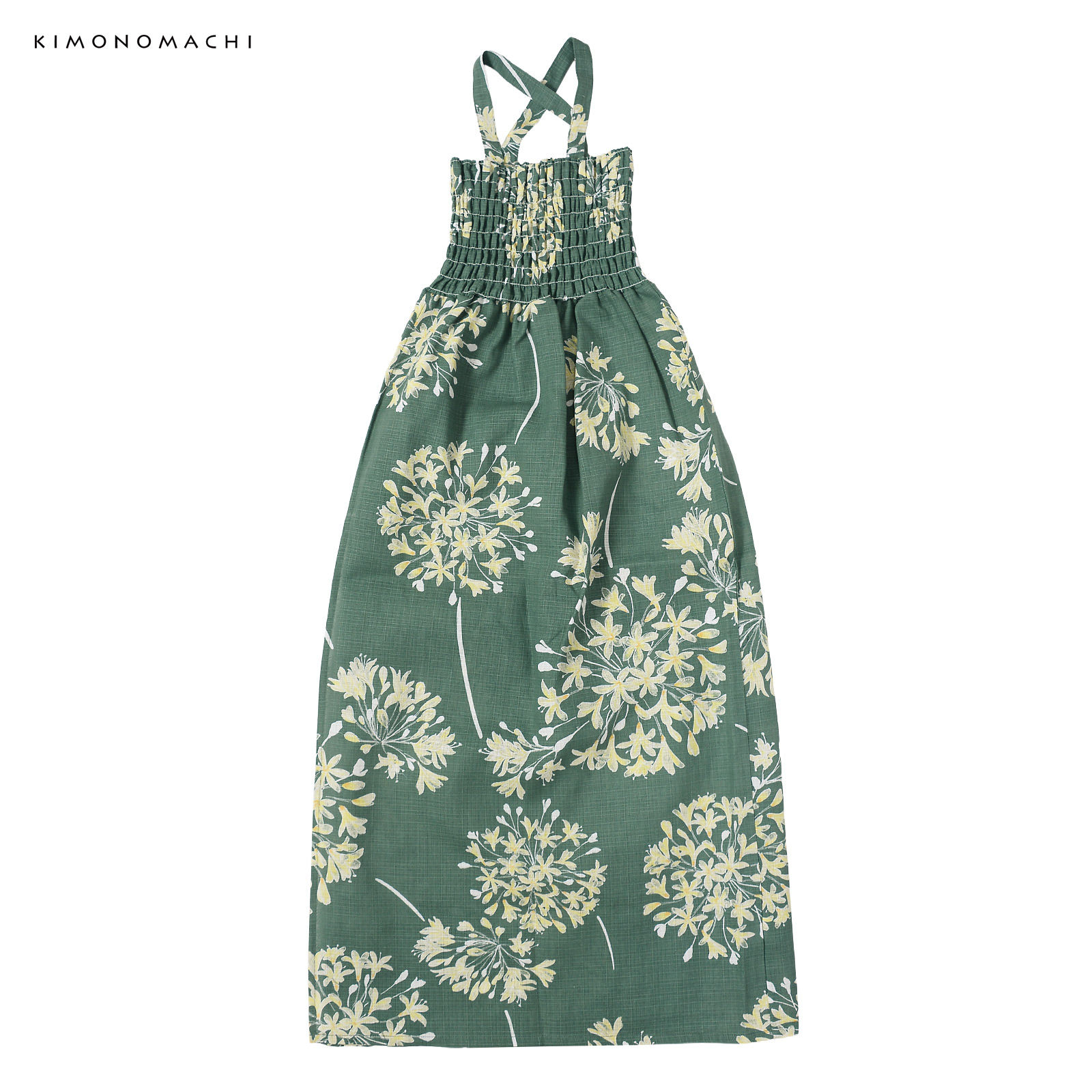 綿女の子2way：06アガパンサス　アンティークグリーン