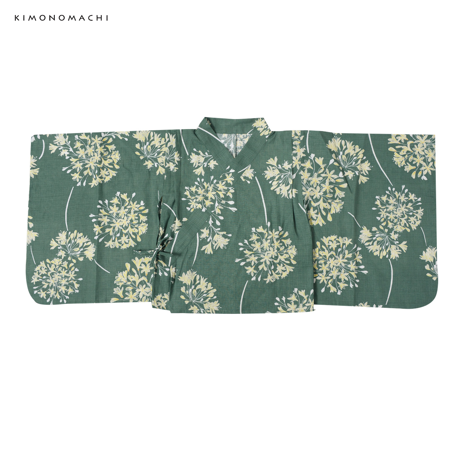 綿女の子2way：06アガパンサス　アンティークグリーン