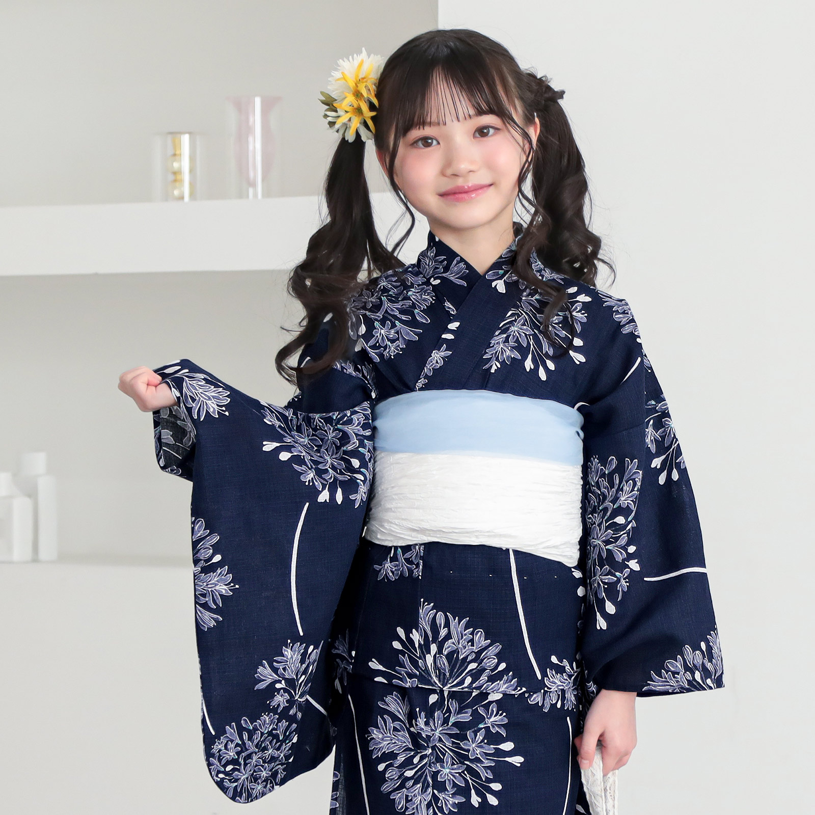 綿女の子：02アガパンサス　ディープネイビー