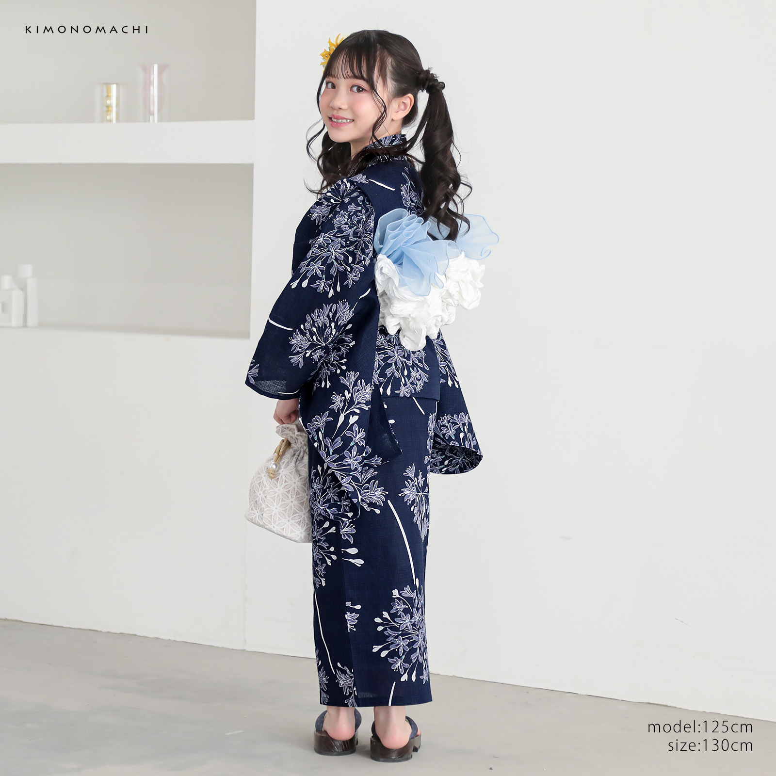 綿女の子：02アガパンサス　ディープネイビー