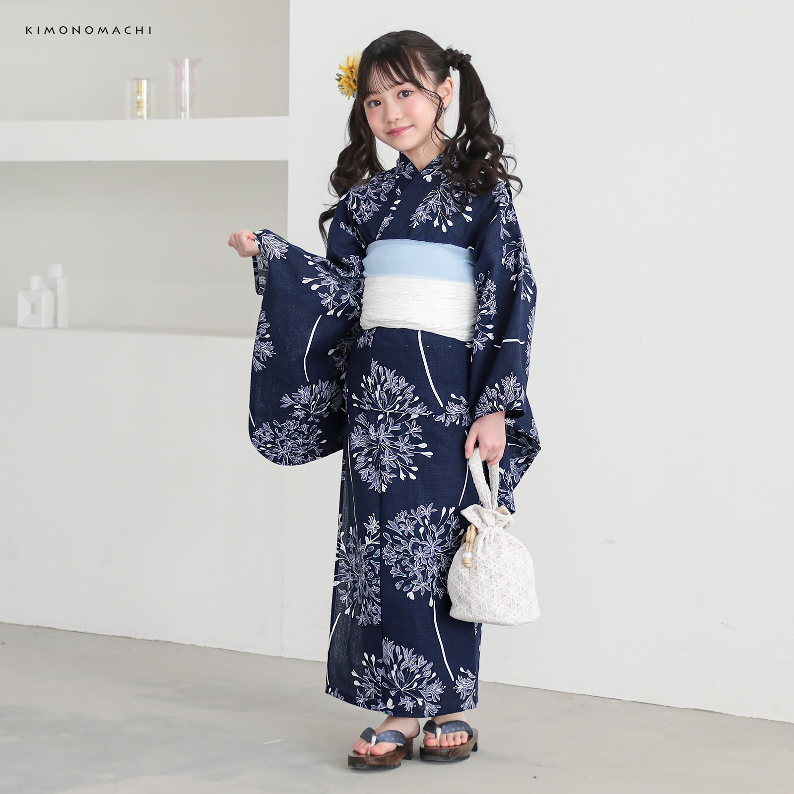 綿女の子：02アガパンサス　ディープネイビー