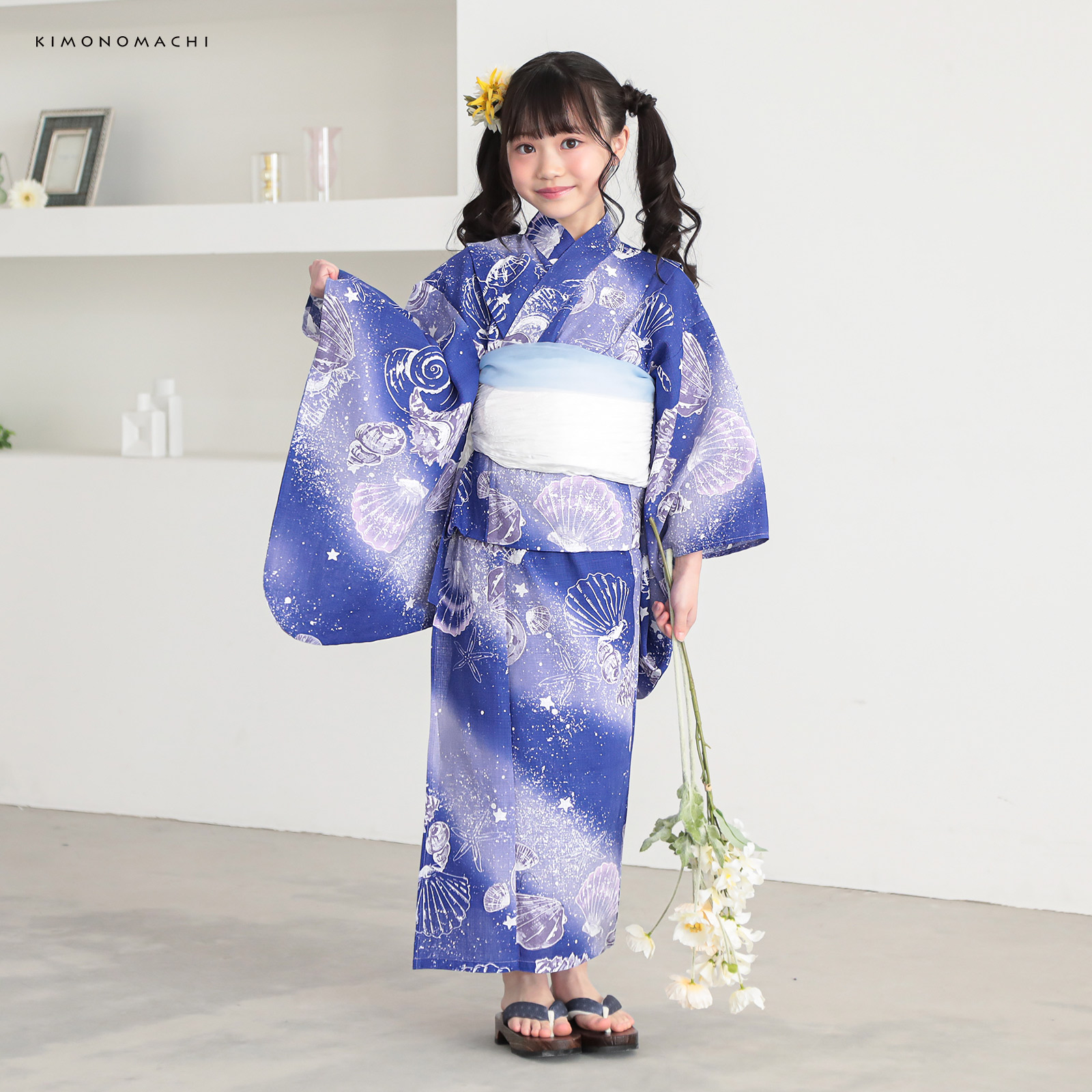 綿女の子：05貝殻　マリンブルー