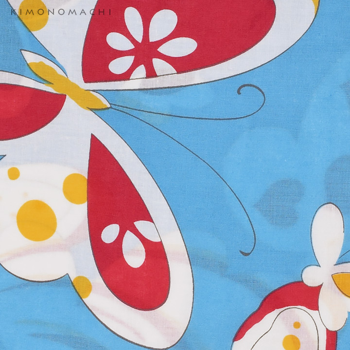 浴衣set10：水色蝶々