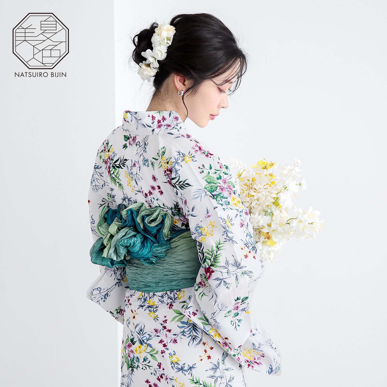 夏色美人：03百花繚乱　白×多色