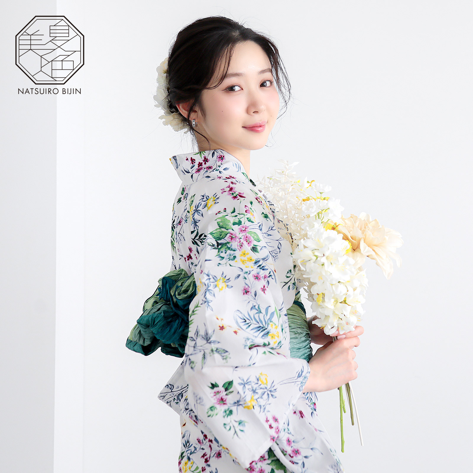 夏色美人：03百花繚乱　白×多色