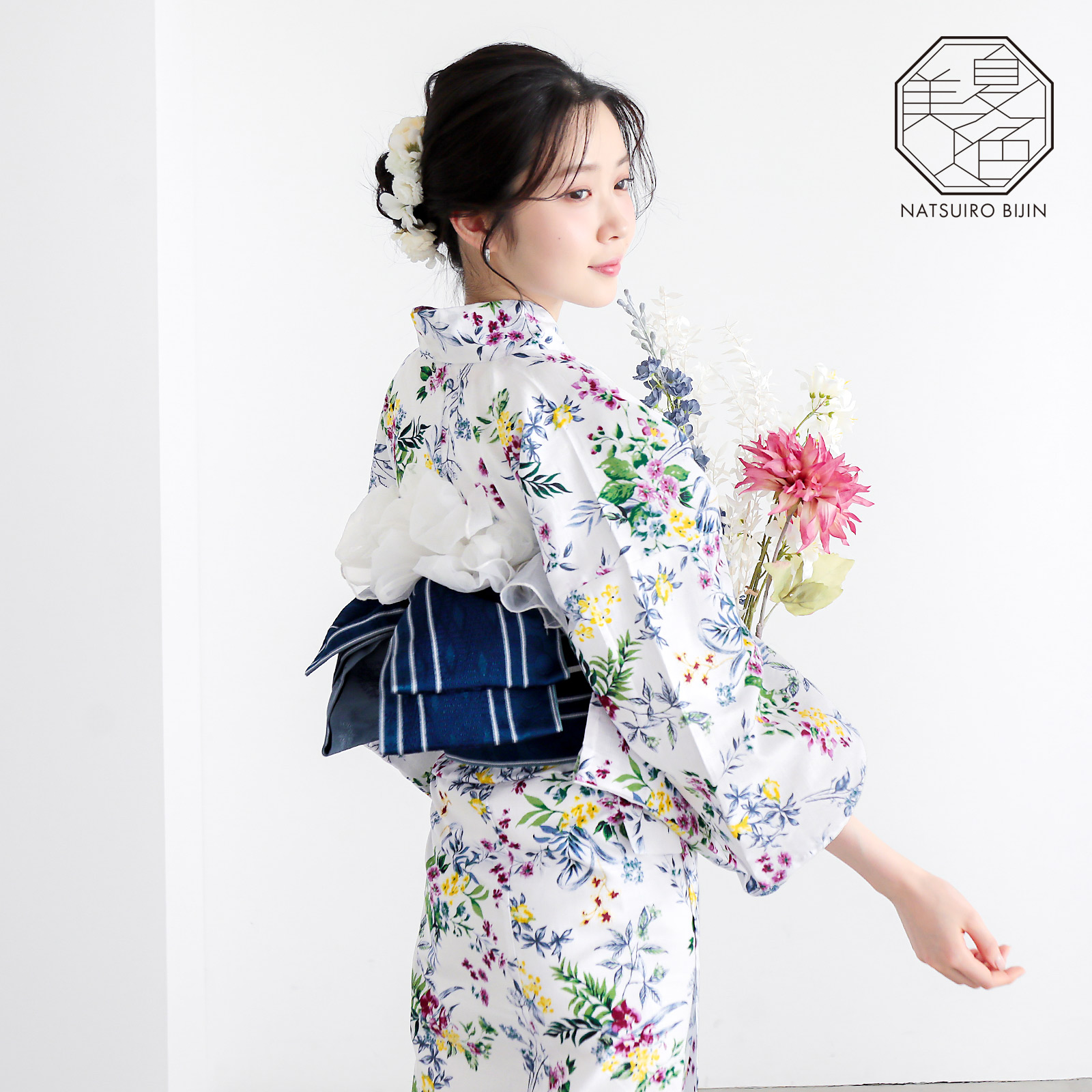 夏色美人：03百花繚乱　白×多色