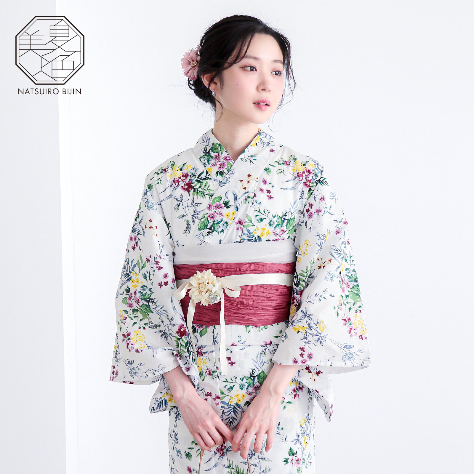 夏色美人：03百花繚乱　白×多色