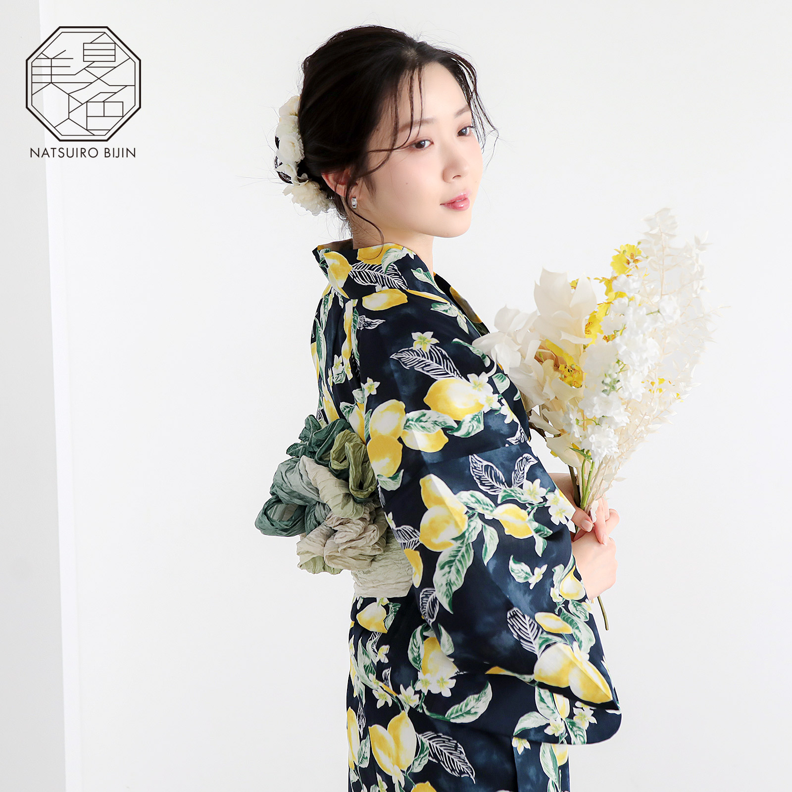 夏色美人：04檸檬　紺×黄