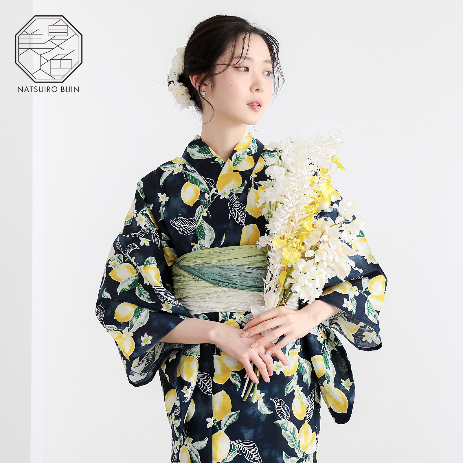 夏色美人：04檸檬　紺×黄