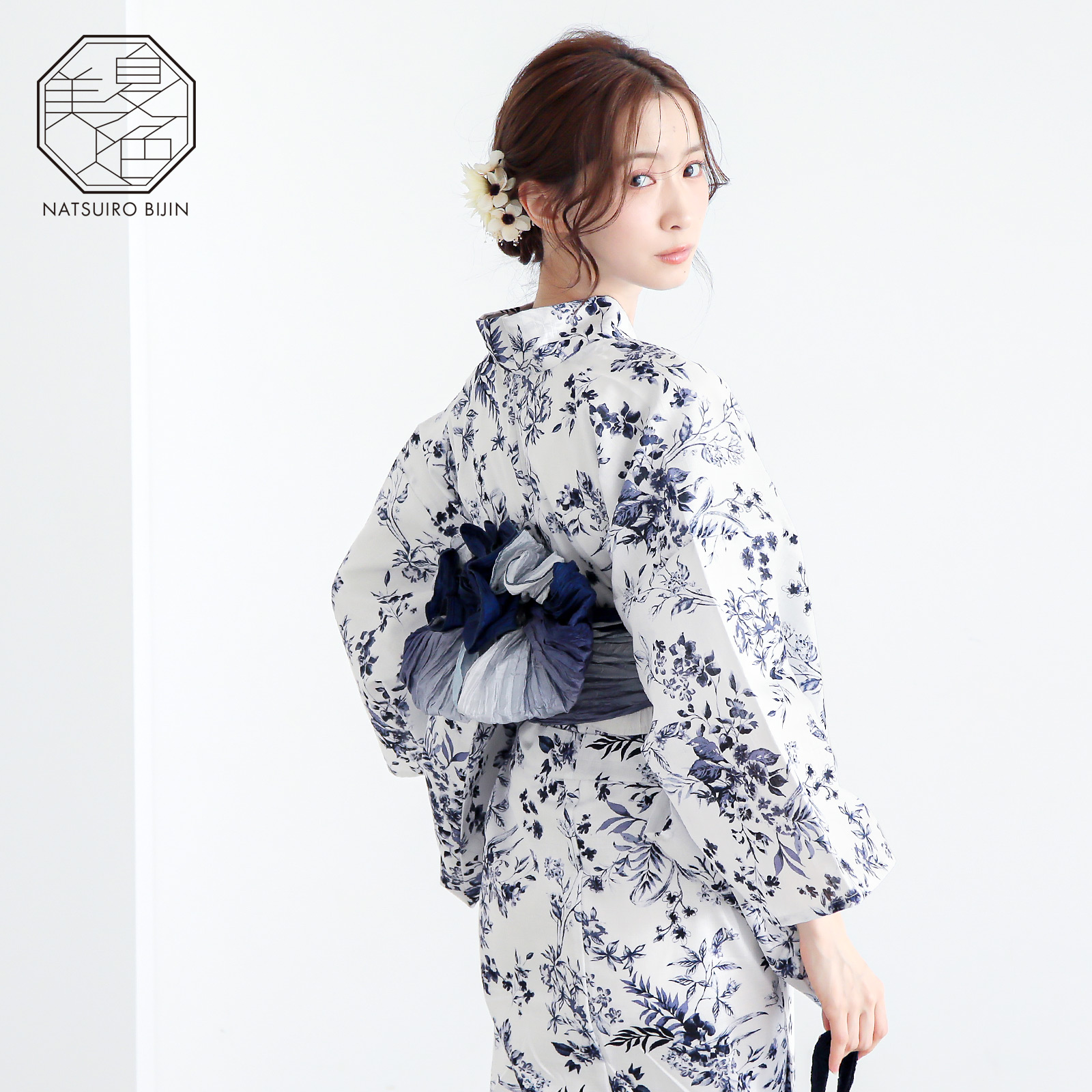 夏色美人：07百花繚乱　白×紺