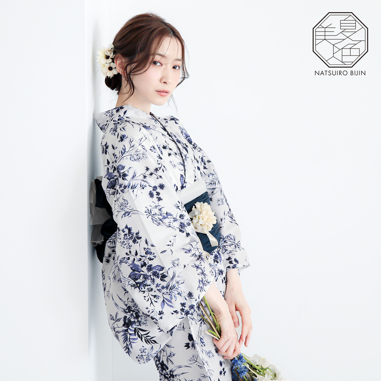 夏色美人：07百花繚乱　白×紺