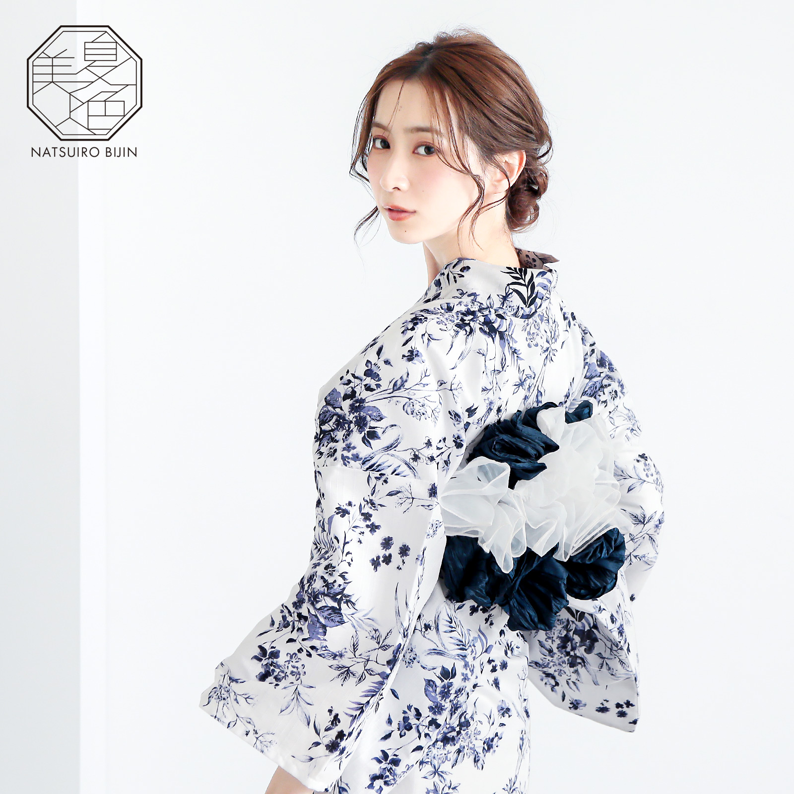 夏色美人：07百花繚乱　白×紺