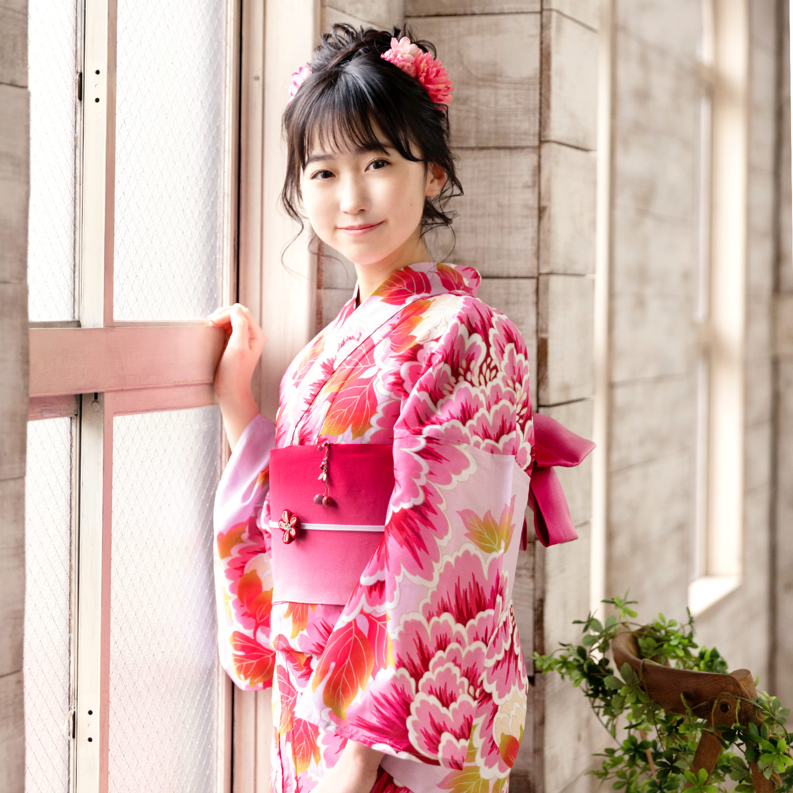 07ピンクパープル 大牡丹set