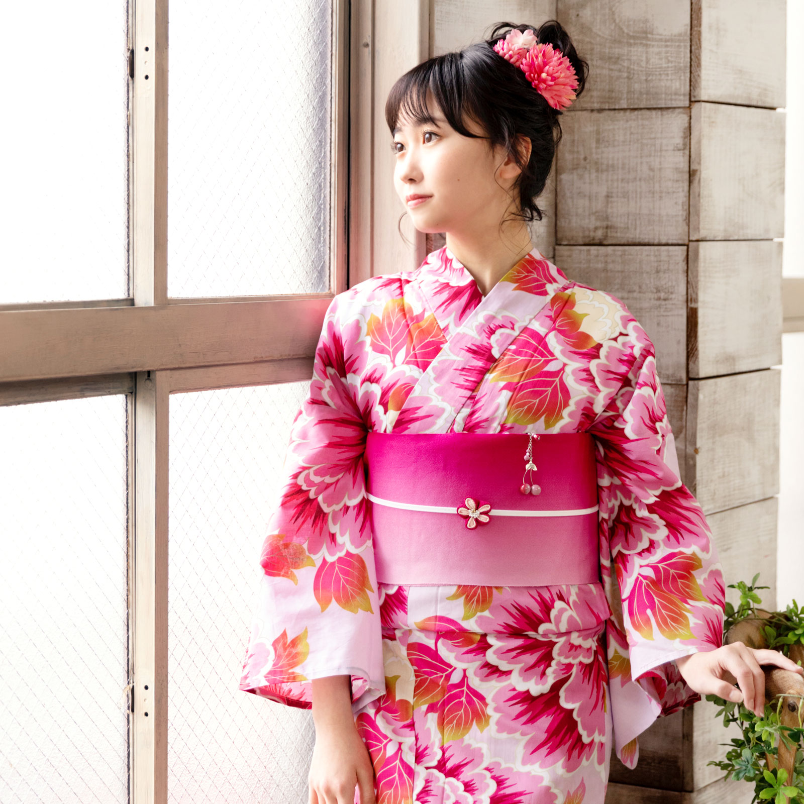 07ピンクパープル 大牡丹set